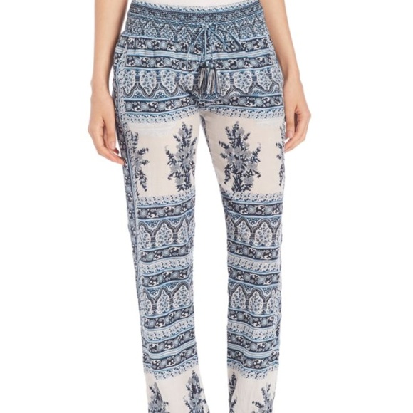 Calypso St. Barth Pants - Calypso St. Barth Ramyan Printed Pants Drawstring